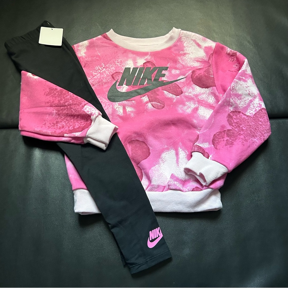 NWT Nike leggings & sweater girls size 6